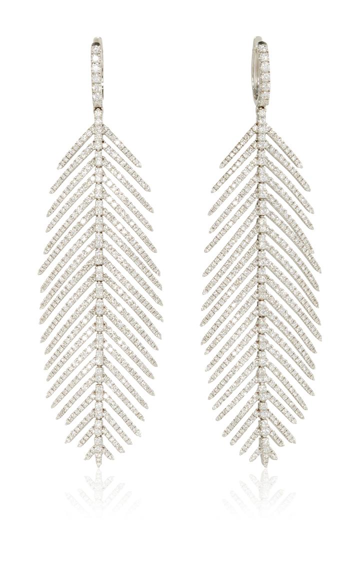 Sidney Garber Feathers That Move Earrings