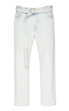 Off-white C/o Virgil Abloh Slim Low Crotch Bleached Jean