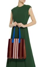 Bertoni1949 Suede Stripes Darcy Tote