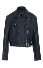 Sally Lapointe Distressed Leather Moto Jacket