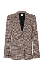 Khaite Vera Checked Wool-blend Blazer Size: 0