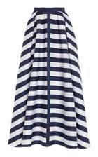 Moda Operandi Maison Rabih Kayrouz Striped Satin Maxi Skirt Size: 34