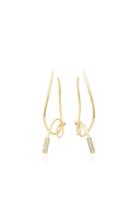 Joanna Laura Constantine Gold-plated Knot Hoop Earrings