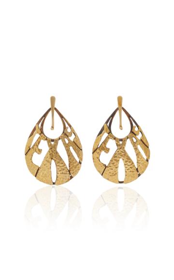 Moda Operandi Lisa Eisner Hammered Bronze Texas Earrings