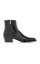 Givenchy Dallas Croc-effect Leather Boots