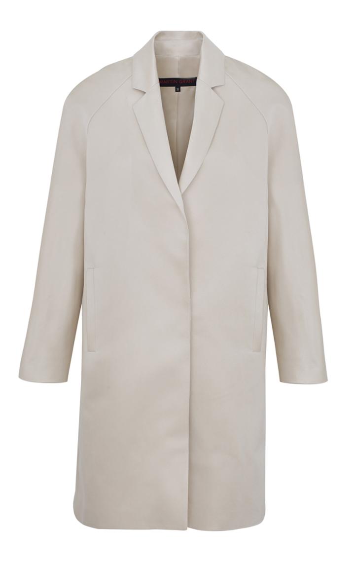 Moda Operandi Martin Grant Limited Edition Cotton-silk Duchess Satin Opera Coat