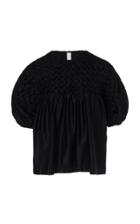 Merlette Hellebore Basket Smocked Blouse