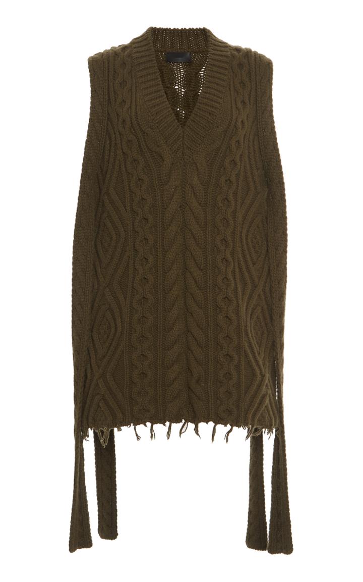 Moda Operandi Alanui Fisherman-knit Wool-cashmere Mini Sweater Dress