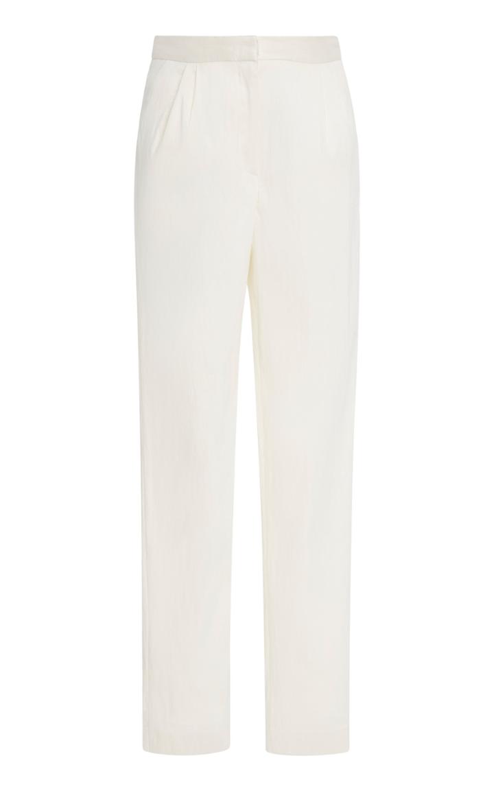 Mansur Gavriel Cropped Twill Tapered Pants