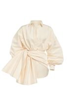 Moda Operandi Khyeli Silk Bow Mini Dress