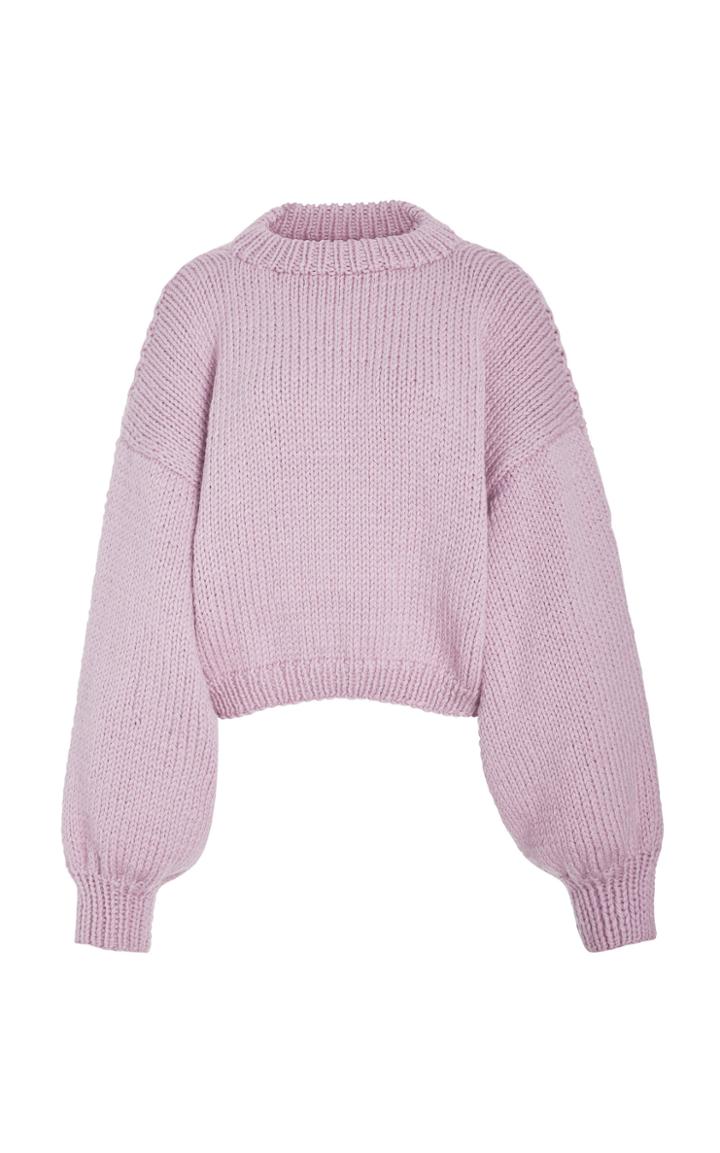 I Love Mr. Mittens Jackie Balloon Sleeve Wool Sweater
