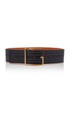 Maison Boinet Topstitched Leather Belt