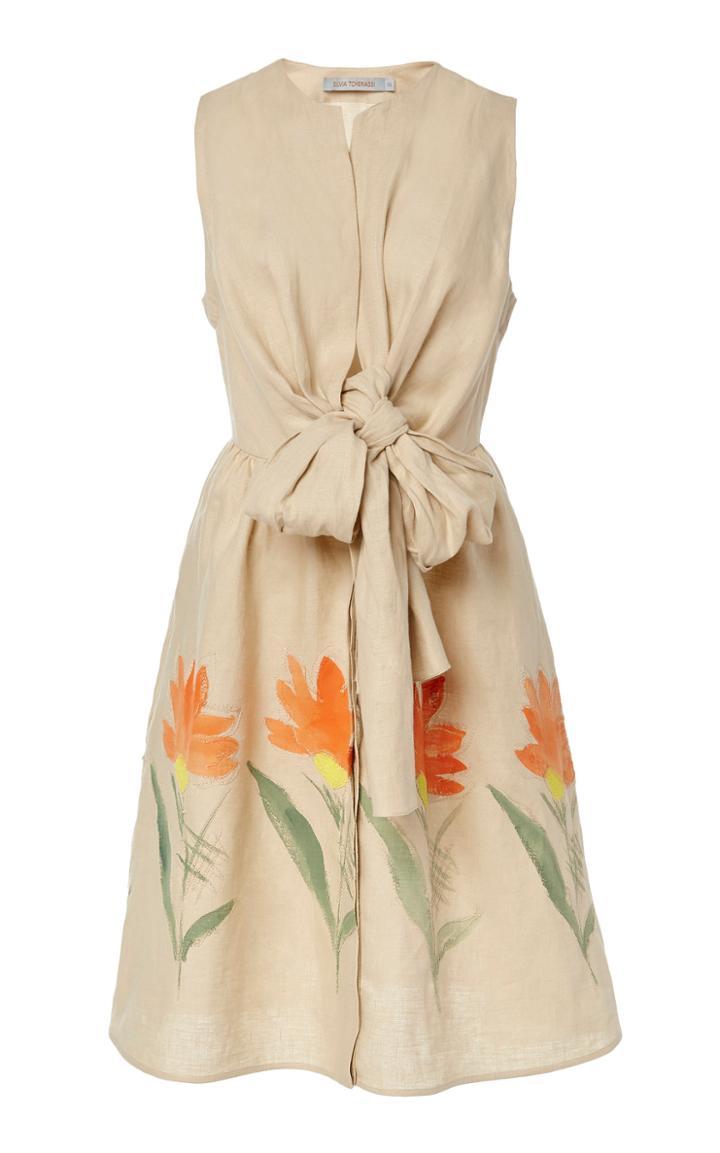 Silvia Tcherassi Brinda Floral Sleeveless Dress