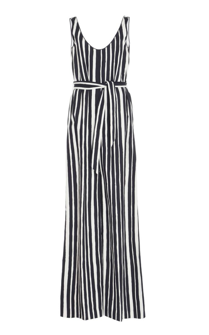 Martin Grant Striped Wide Leg Jumpsuit