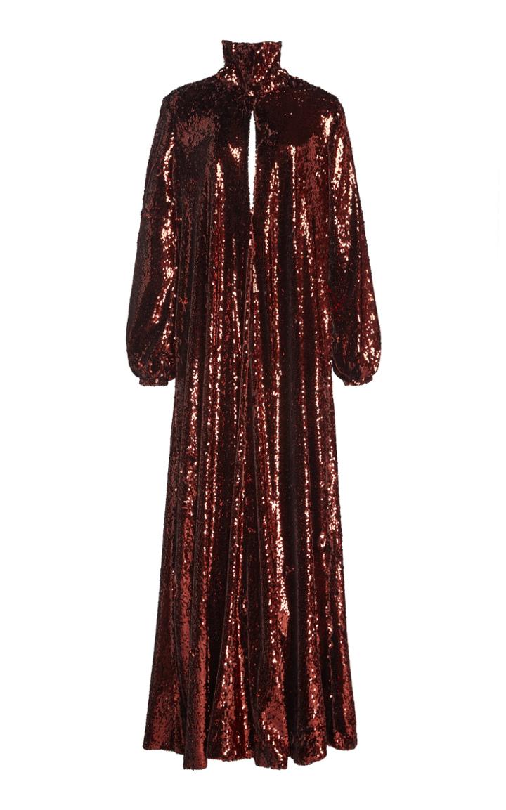 Racil Barbara Turtleneck Sequined Maxi Dress