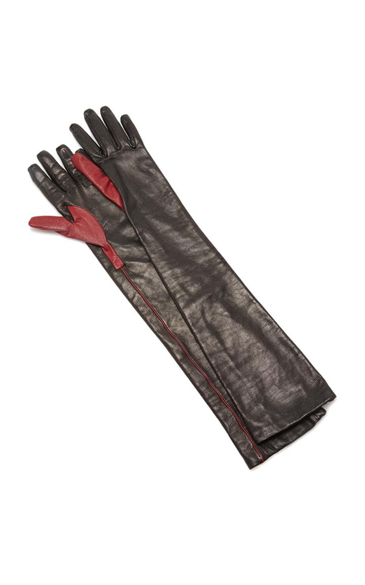 Maison Margiela High Leather Two Tone Glove
