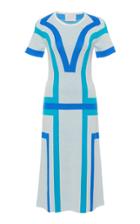 Moda Operandi Victor Glemaud A-line Multicolor Midi Dress Size: Xs