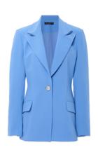 Moda Operandi Burnett New York Peak-lapel Crepe Blazer Size: 2