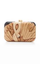 Silvia Furmanovich Marquetry Swan Clutch
