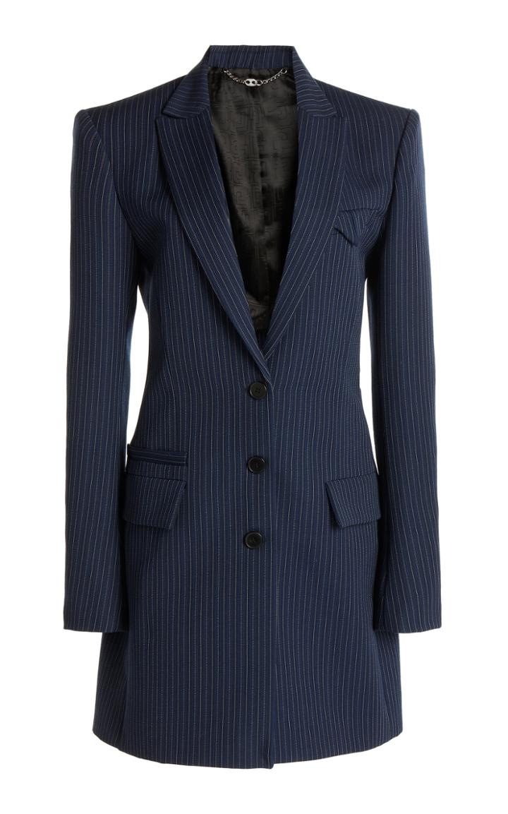 Moda Operandi Paco Rabanne Pinstriped Wool Blazer