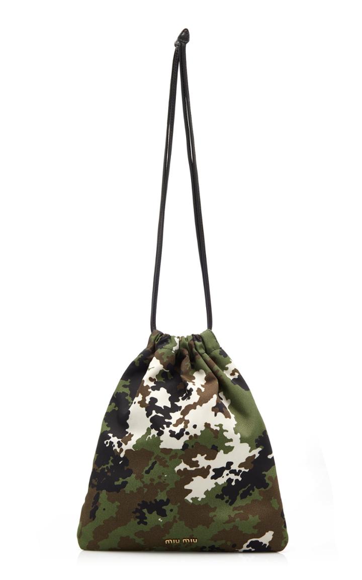 Miu Miu Camo Print Pouch
