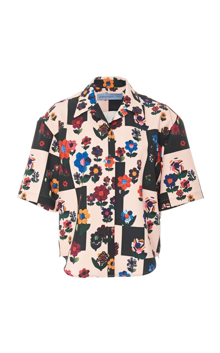 Jonathan Cohen Hawaiian Printed Top