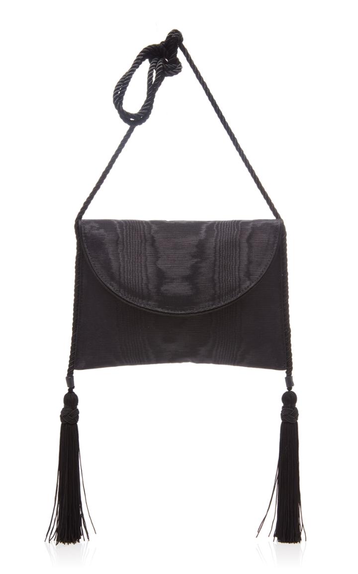 Moda Operandi Hunting Season Dalia Tassel Satin Clutch