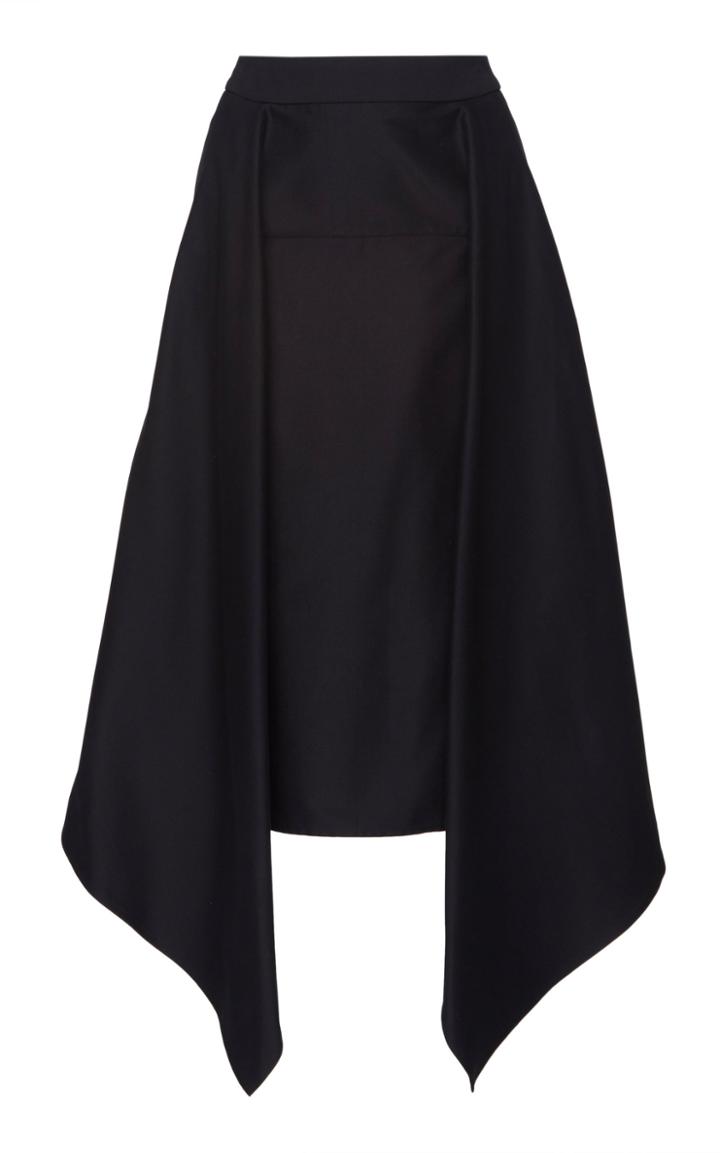 Palmer/harding Palmer//harding Sail Pleated Layered Skirt