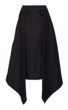 Palmer/harding Palmer//harding Sail Pleated Layered Skirt