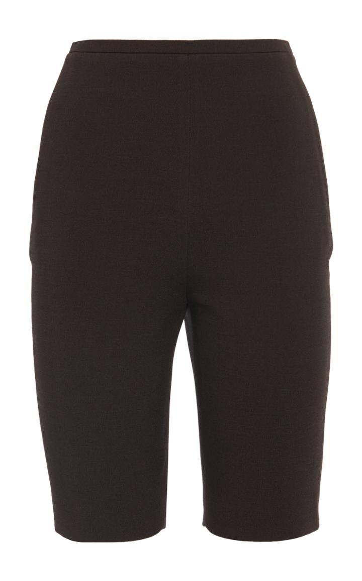 Moda Operandi Valentino Wool-silk Bermuda Shorts