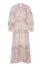 Isabel Marant Toile Likoya Ruffled Printed Cotton-voile Dress