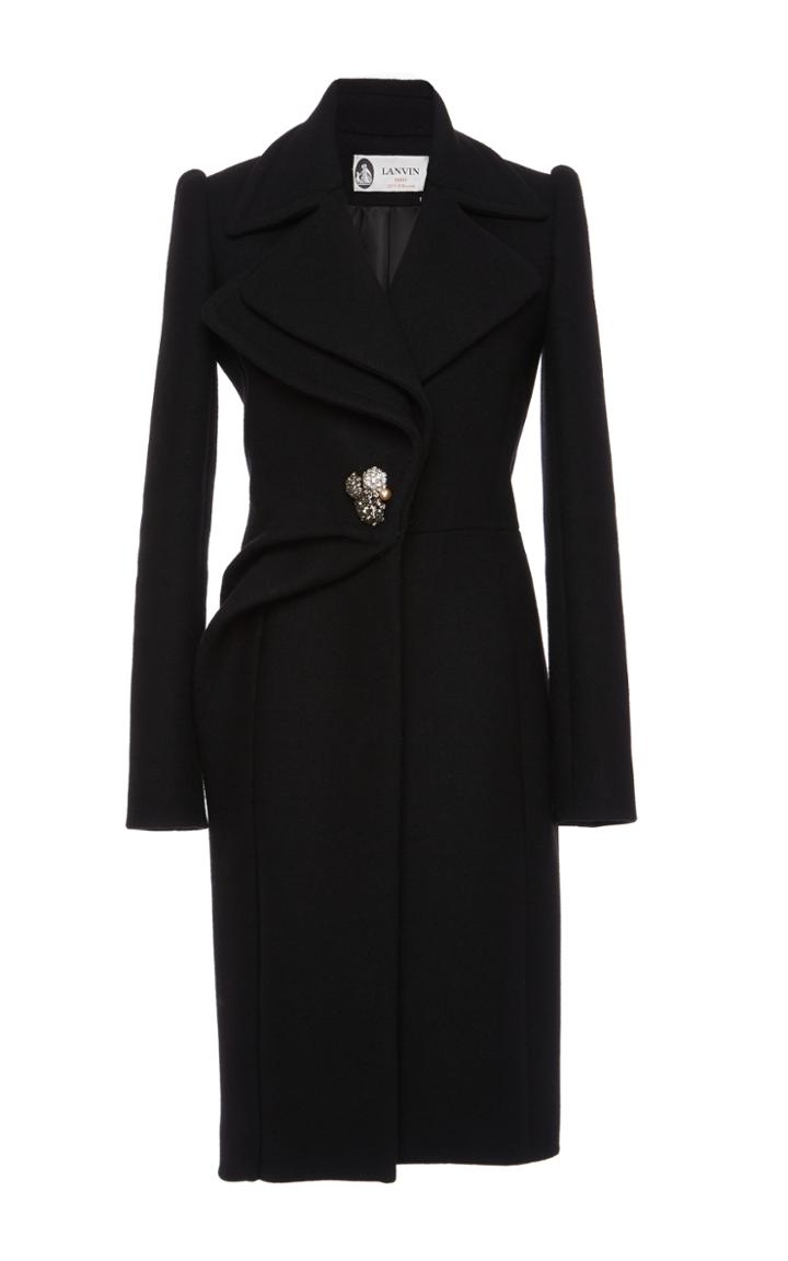 Lanvin Wrap Effect Couture Coat