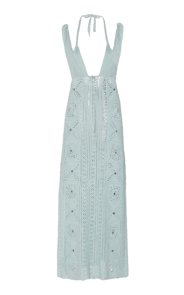 Jonathan Simkhai Remi Crochet-knit Midi Dress