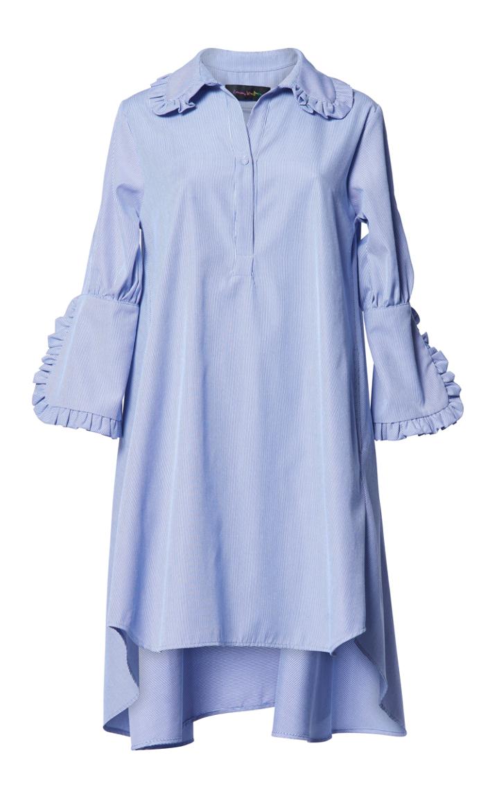 Romance Was Born Concerto Frill Shirt Dress