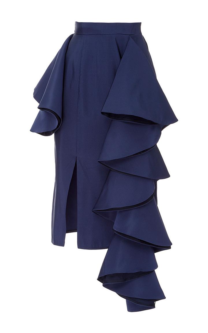 Viva Aviva Dramatic Silk Party Skirt