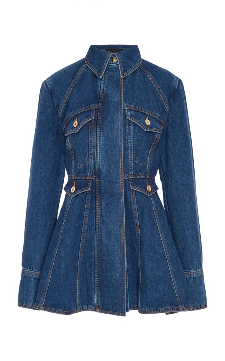Ellery Waymon Flared Denim Jacket