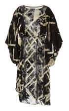 Moda Operandi Preen By Thornton Bregazzi Wakako Printed Satin Devor Dress Size: Xs