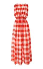 Ermanno Scervino Sleeveless Checkered Dress