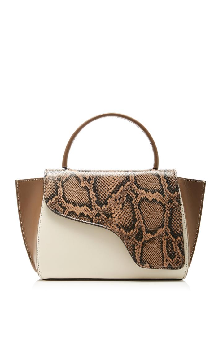 Moda Operandi Atp Atelier Arezzo Snake Embossed Bag