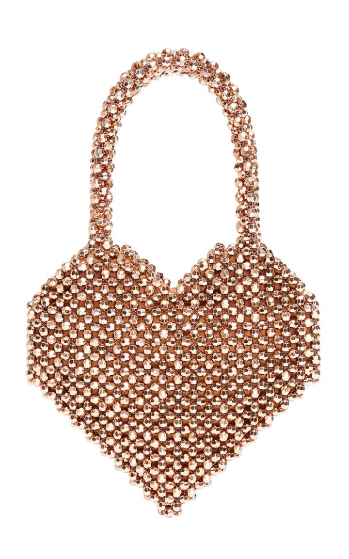 Loeffler Randall Maria Beaded Plastic Heart Tote
