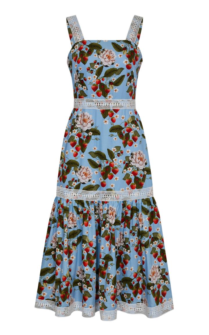 Moda Operandi Borgo De Nor Cordielea Printed Tiered Cotton Dress