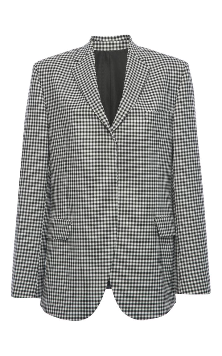 Msgm Gingham Blazer