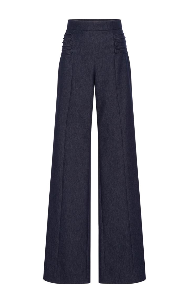 Cushnie Et Ochs Stretch Denim High Waisted Pants