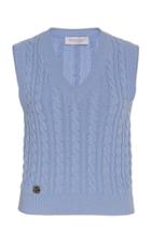 Michael Kors Collection Cable-knit Cashmere Vest