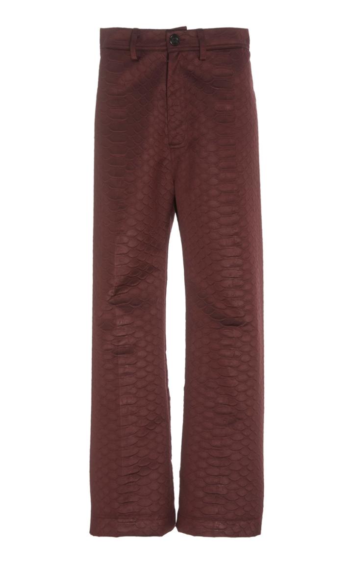 Sea Snake-effect Trousers