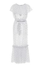 Christopher Kane Ruffle Tie Swarovski Crystal Dress