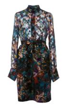 Anna Sui Sugar Plums Jacquard & Clip Jacquard Dress