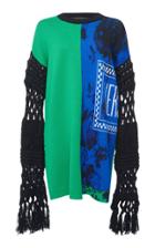 Versace Fringed Sweater