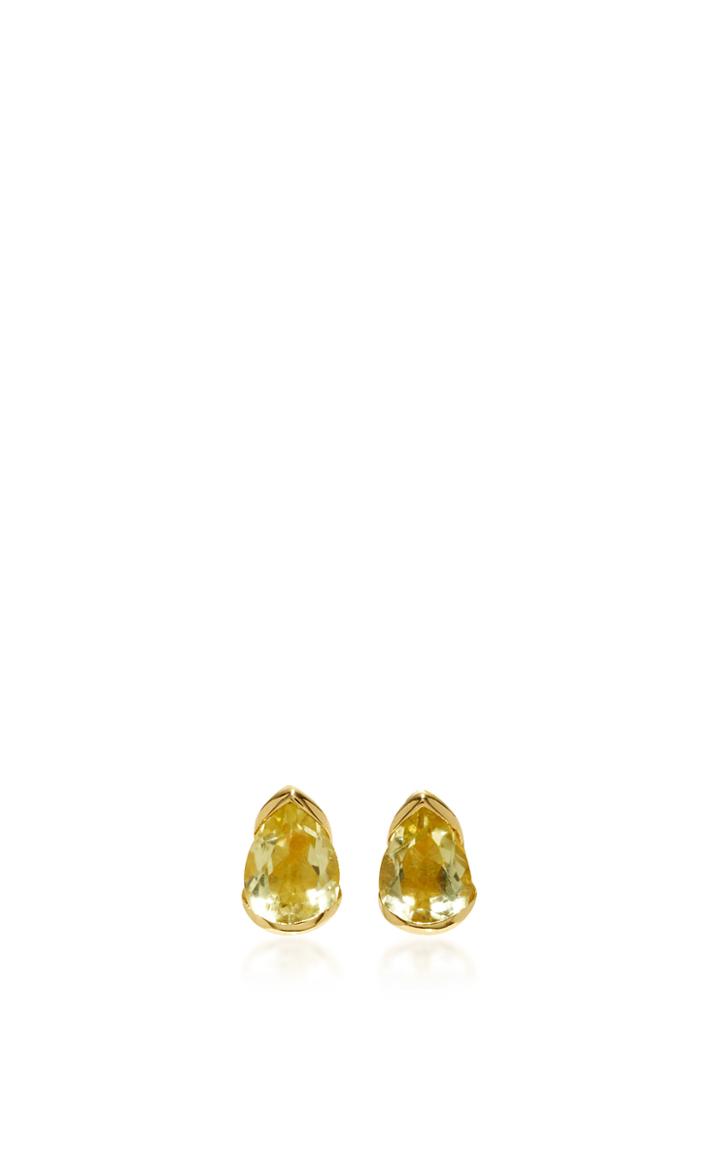 Fernando Jorge M'o Exclusive: Bloom Large Lemon Quartz Studs
