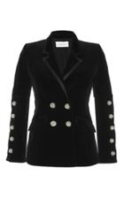 Zuhair Murad Velvet Double Breasted Jacket
